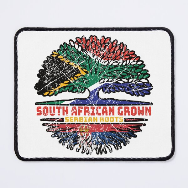 Item preview, Serbia Serbian South African South Africa Tree Roots Flag designed and sold by FlagX.