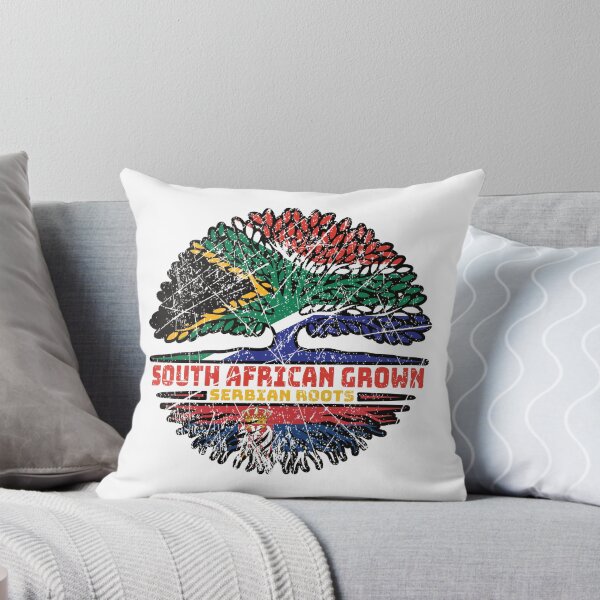 Item preview, Serbia Serbian South African South Africa Tree Roots Flag designed and sold by FlagX.