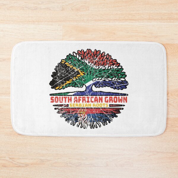 Item preview, Serbia Serbian South African South Africa Tree Roots Flag designed and sold by FlagX.