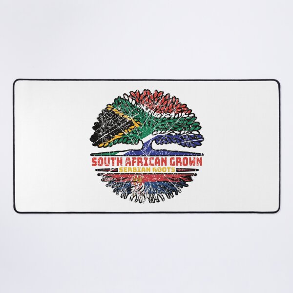 Item preview, Serbia Serbian South African South Africa Tree Roots Flag designed and sold by FlagX.