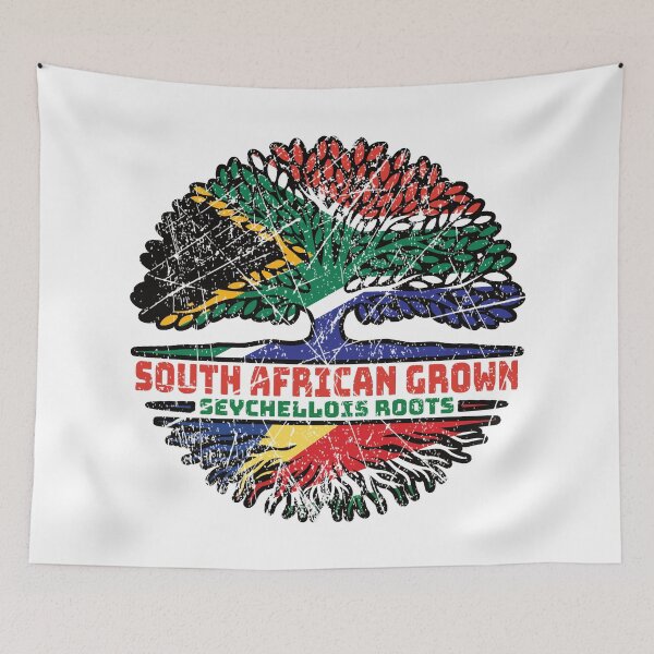 Item preview, Seychelles Seychellois South African South Africa Tree Roots Flag designed and sold by FlagX.
