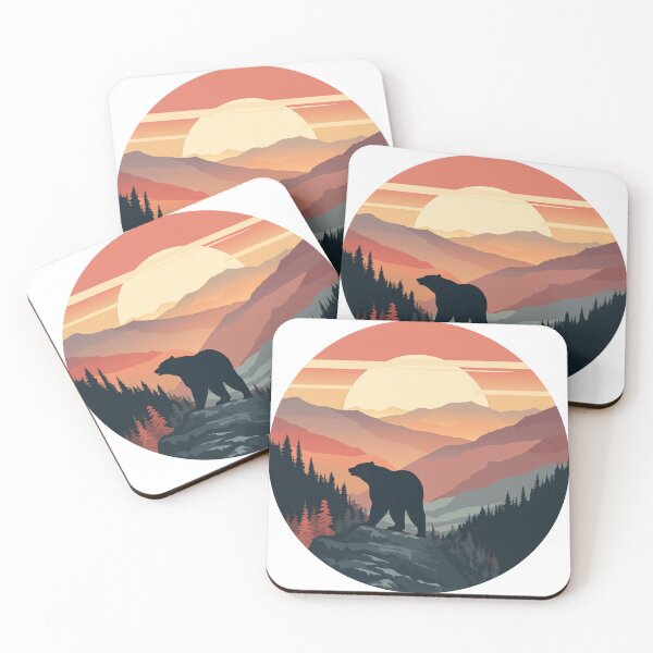 Item preview, Bear Mountain National Park at sunset designed and sold by PandaKunst.