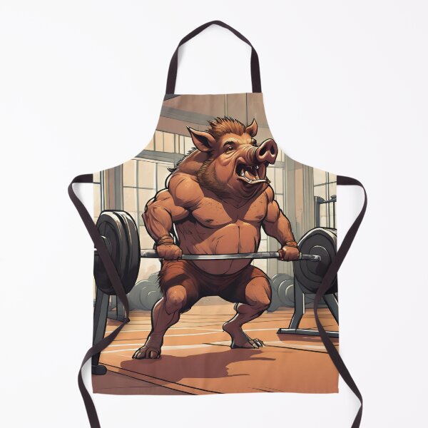 Item preview, Boar at the gym - For sports nutters designed and sold by PXEpic.