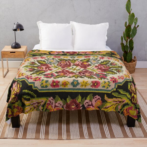 Item preview, Antique Karabakh Flower Patterned designed and sold by DehaArt.