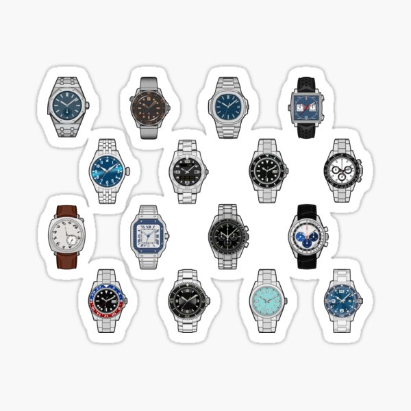 Aperçu de l'œuvre Montres de luxe suisses créée et vendue par HSDESIGNS  SHOP.
