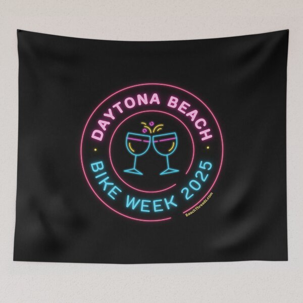 Item preview, Daytona Beach Bike Week 2025 Drinking Logo designed and sold by BeachThreadz.