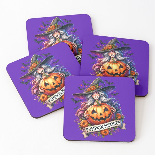 Item preview, Spooky Halloween Witch Collection - Pumpkin mischief - Enchanting Art for Apparel, Mugs, Stickers & More designed and sold by artedigital99.