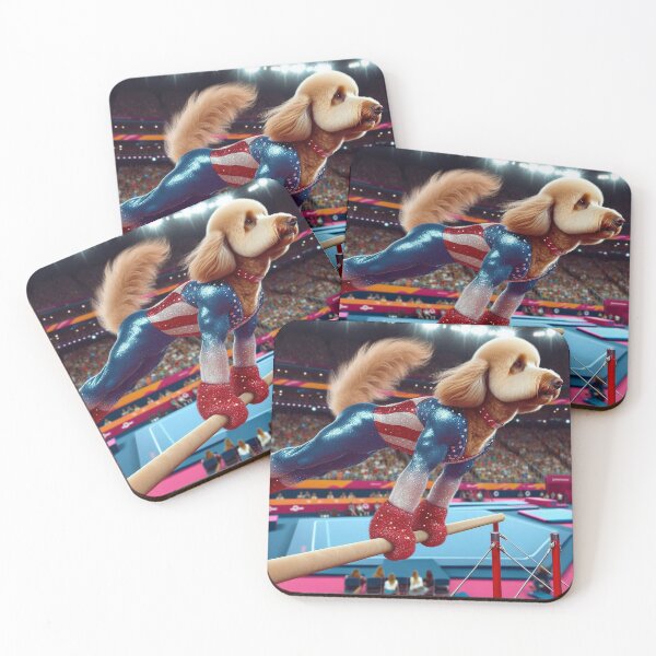Item preview, Labradoodle Celebrity Gymnast Competing  designed and sold by TheDogOnIt.