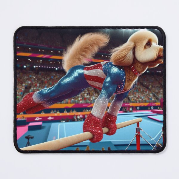 Item preview, Labradoodle Celebrity Gymnast Competing  designed and sold by TheDogOnIt.
