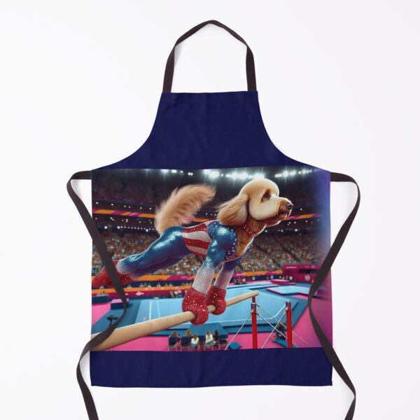 Item preview, Labradoodle Celebrity Gymnast Competing designed and sold by TheDogOnIt.