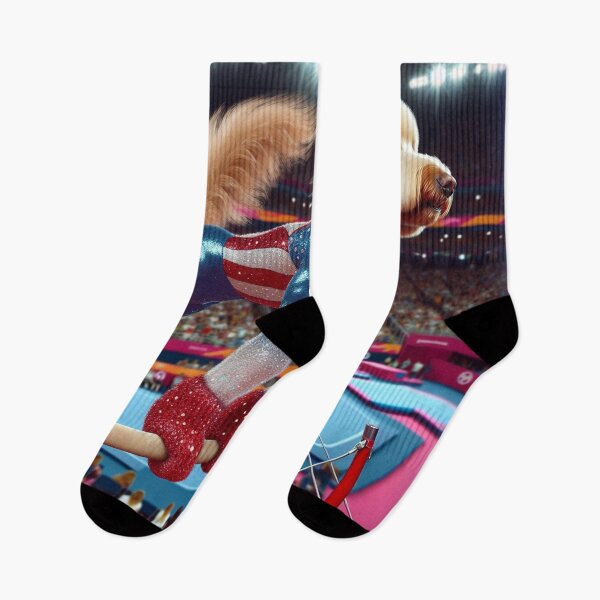 Item preview, Labradoodle Celebrity Gymnast Competing  designed and sold by TheDogOnIt.