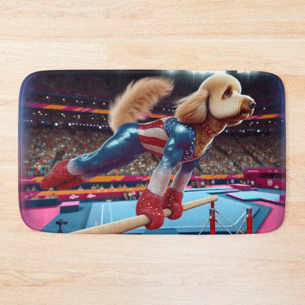 Item preview, Labradoodle Celebrity Gymnast Competing  designed and sold by TheDogOnIt.