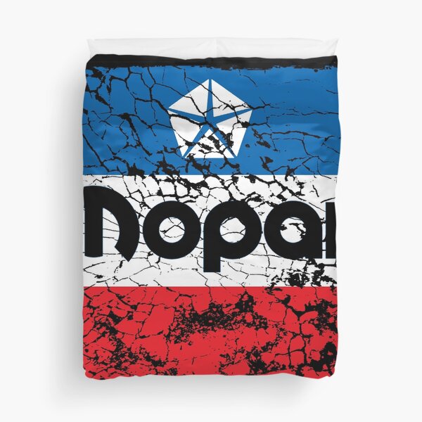Mopar old cracked, but so great Duvet Cover
