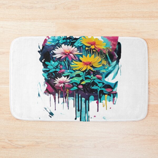 Item preview, Vibrant Abstract Floral Artwork designed and sold by merve02shop.