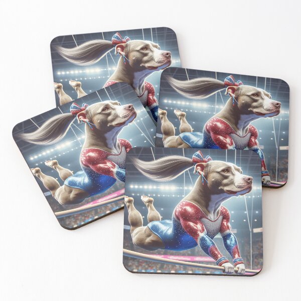 Item preview, Pitbull Celebrity Gymnast Competing  designed and sold by TheDogOnIt.