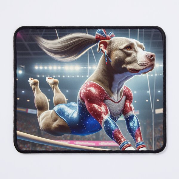 Item preview, Pitbull Celebrity Gymnast Competing designed and sold by TheDogOnIt.