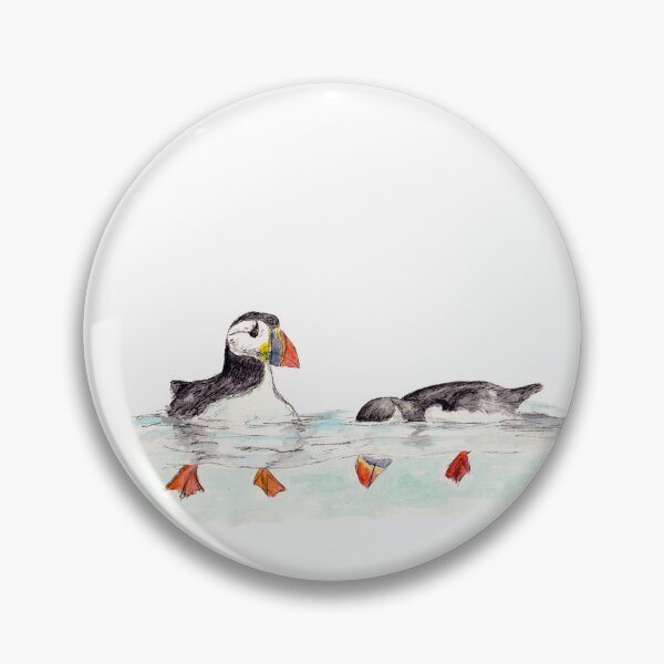 Item preview, Puffins designed and sold by clgcreativearts.