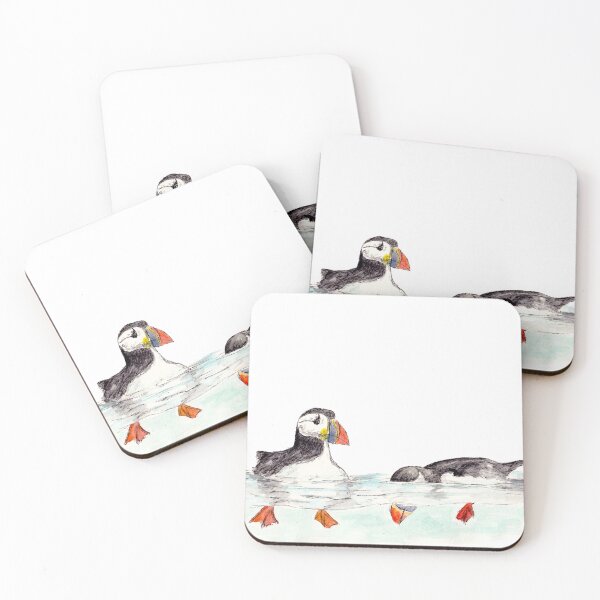 Item preview, Puffins designed and sold by clgcreativearts.