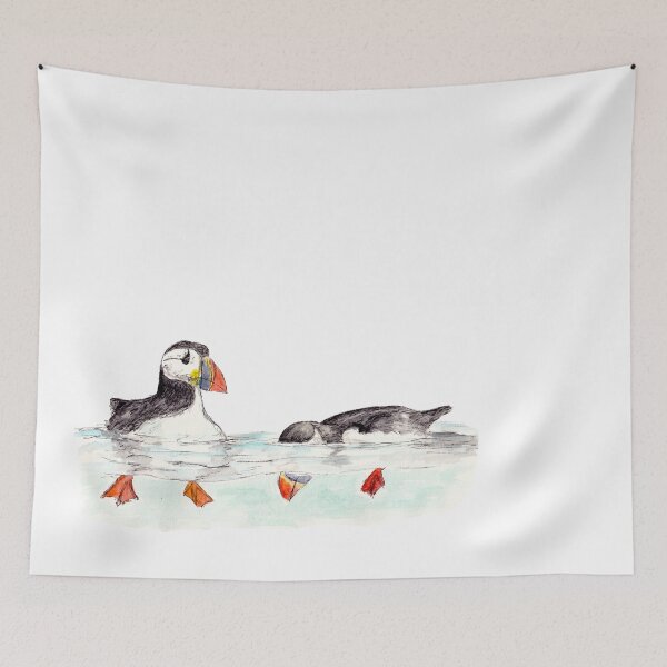 Item preview, Puffins designed and sold by clgcreativearts.