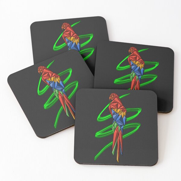 Item preview, Geometric Parrot - Green designed and sold by Hypedi.