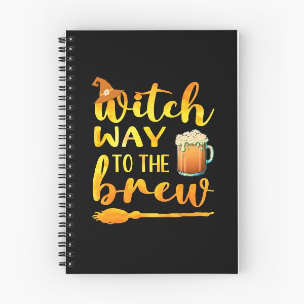 Item preview, Witch Way To The Brew Funny Halloween Pun For Beer Lovers Dark Humor  designed and sold by Bad Kitty Designz.