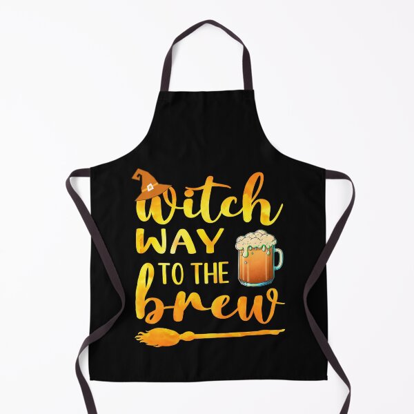 Item preview, Witch Way To The Brew Funny Halloween Pun For Beer Lovers Dark Humor designed and sold by Bad Kitty Designz.