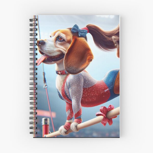 Item preview, Beagle Celebrity Gymnast Competing  designed and sold by TheDogOnIt.