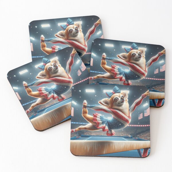 Item preview, Chihuahua Celebrity Gymnast Competing  designed and sold by TheDogOnIt.