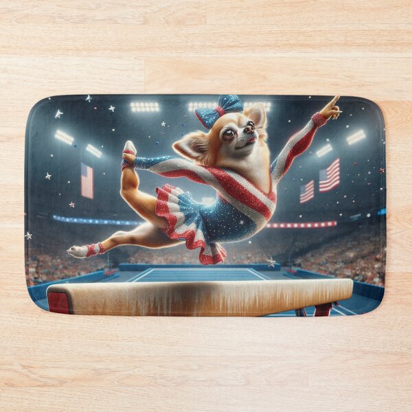 Item preview, Chihuahua Celebrity Gymnast Competing  designed and sold by TheDogOnIt.