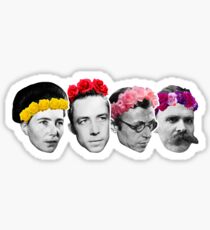 Existentialists babes Sticker