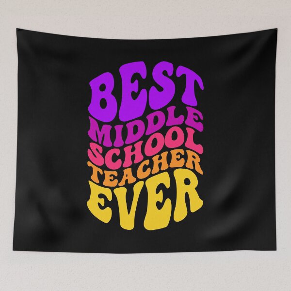 Item preview, Best Middle School Teacher Ever designed and sold by Mustapha  ALAHAYANE.