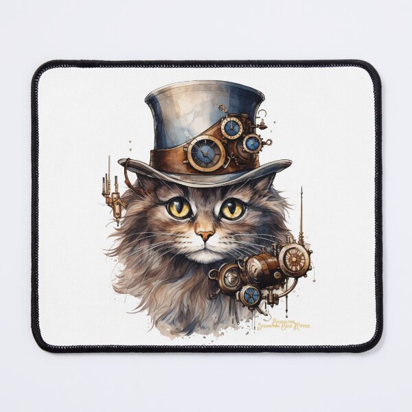 Item preview, Steampunk Cat Boss Kitties Brasslynx 5 designed and sold by IBTees.