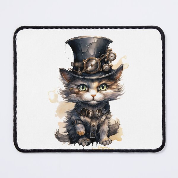Item preview, Steampunk Cat Boss Kitties Coppercoil 8 designed and sold by IBTees.