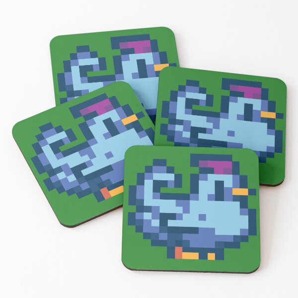Item preview, Blue Stardew Valley Chicken designed and sold by SpottedPetals.