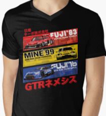 Nissan GTR History V-Neck T-Shirt