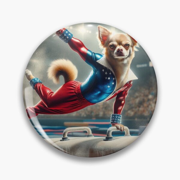 Item preview, Chihuahua Celebrity Gymnast Competing  designed and sold by TheDogOnIt.