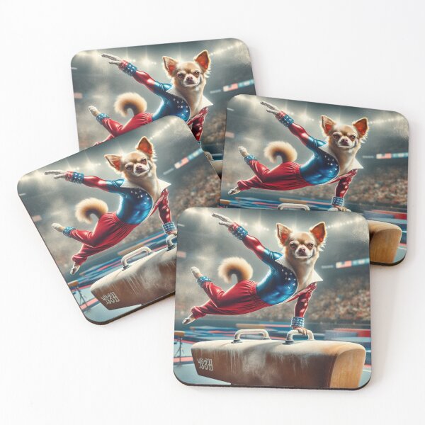 Item preview, Chihuahua Celebrity Gymnast Competing  designed and sold by TheDogOnIt.