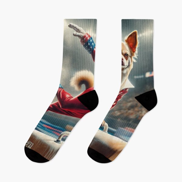 Item preview, Chihuahua Celebrity Gymnast Competing  designed and sold by TheDogOnIt.