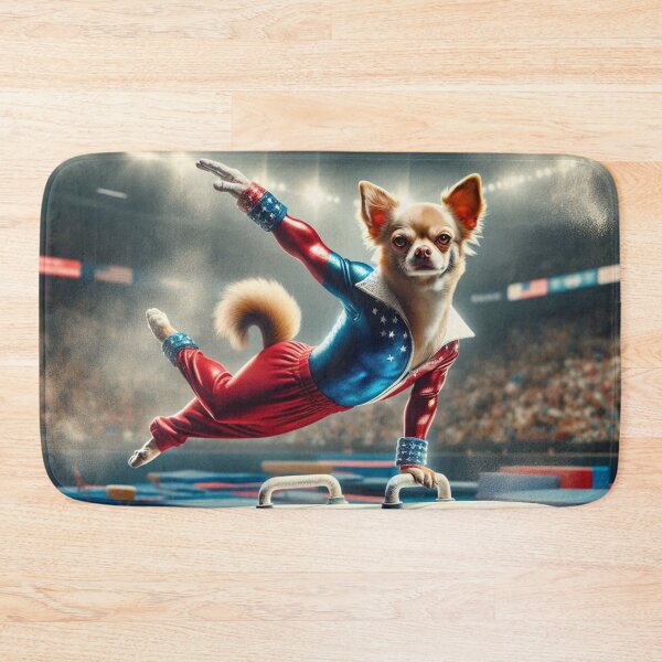 Item preview, Chihuahua Celebrity Gymnast Competing  designed and sold by TheDogOnIt.