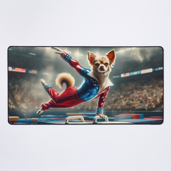 Item preview, Chihuahua Celebrity Gymnast Competing designed and sold by TheDogOnIt.