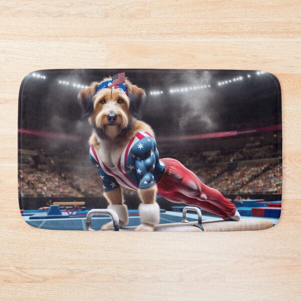 Item preview, Mixed Breed Celebrity Gymnast Competing  designed and sold by TheDogOnIt.