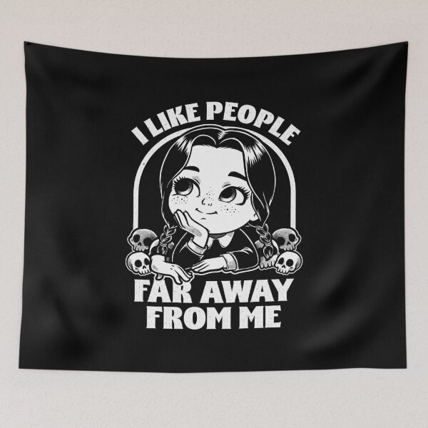 Item preview, Goth Girl Hates People - Sarcasm Horror TV Show designed and sold by Studio Mootant.