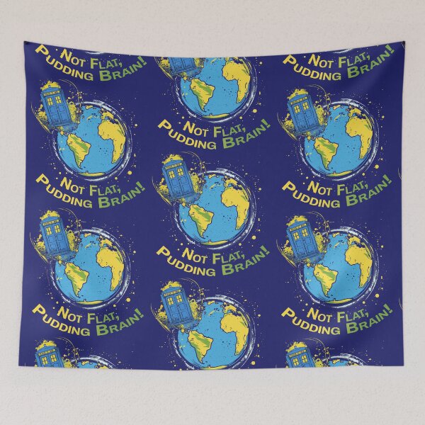 Item preview, Not Flat, Pudding Brain! designed and sold by Eoghann Mill Irving.