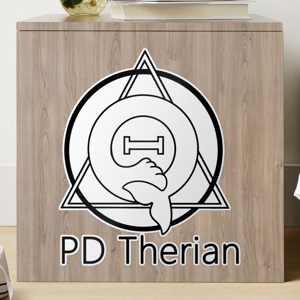 PD (ytb) Theta-Delta Therian Symbol PD THERIAN | Sticker