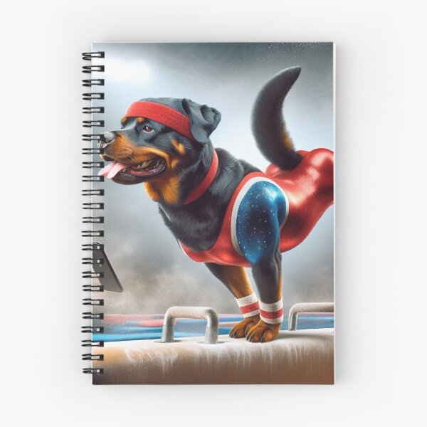 Item preview, Rottweiler Celebrity Gymnast Competing  designed and sold by TheDogOnIt.