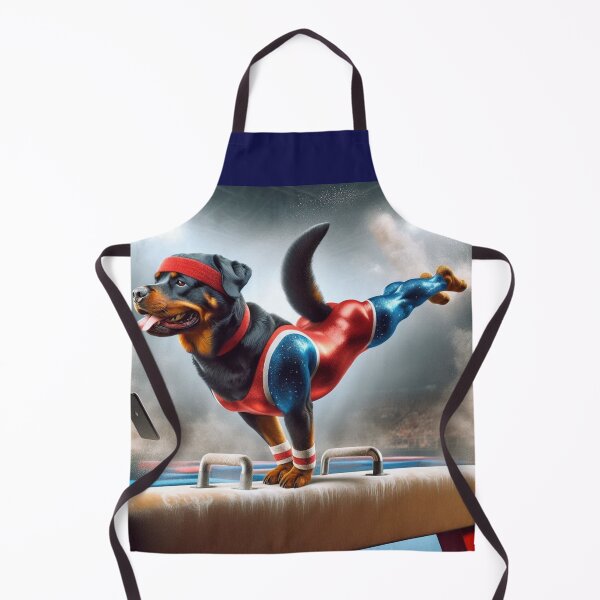Item preview, Rottweiler Celebrity Gymnast Competing designed and sold by TheDogOnIt.
