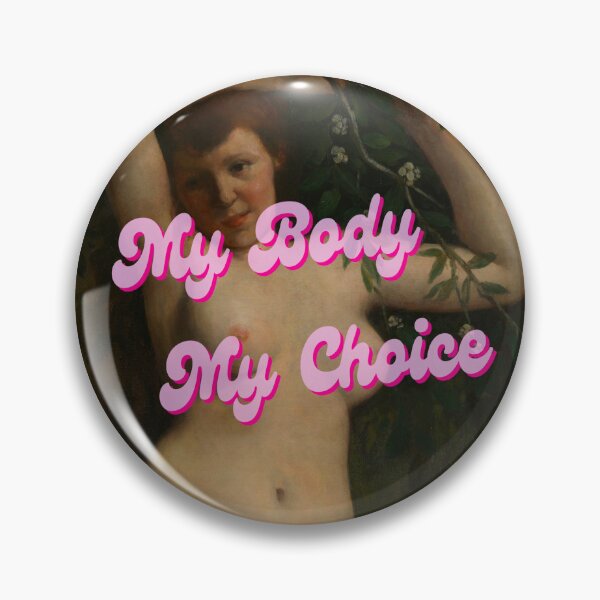 Item preview, My Body My Choice Renaissance Meme in Bubblegum Pink designed and sold by KWZCreates.
