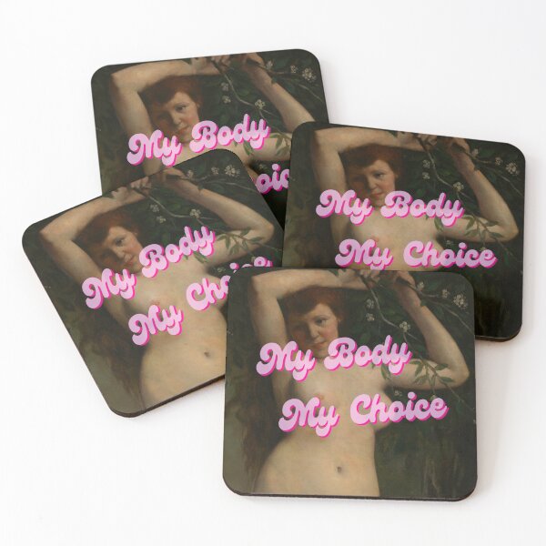 Item preview, My Body My Choice Renaissance Meme in Bubblegum Pink designed and sold by KWZCreates.