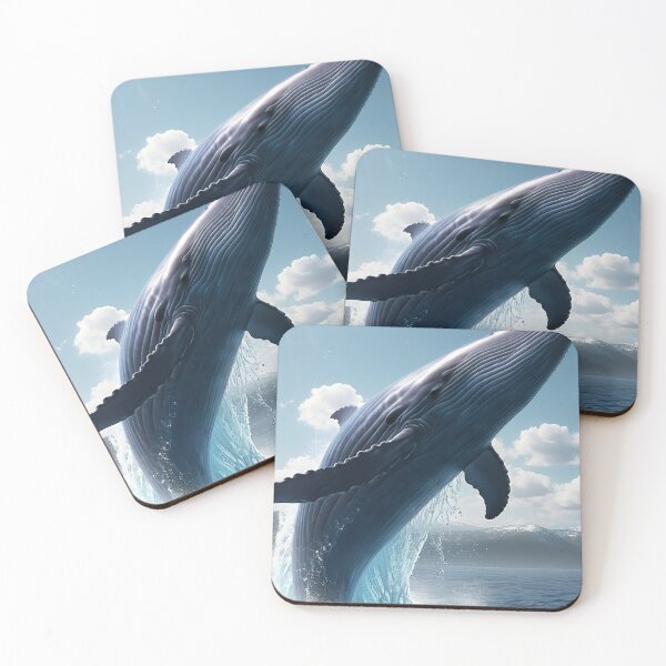 Item preview, Blue Whale Breaching  designed and sold by SublimeMusings.