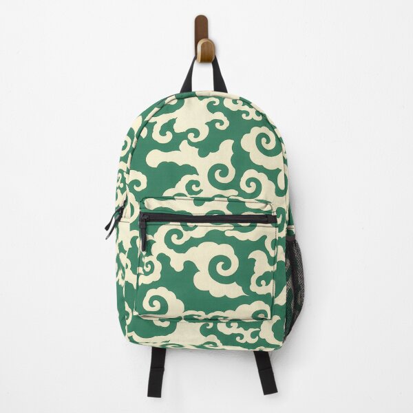 Item preview, Japanese Waves Abstract Emerald Green designed and sold by trajeado14.